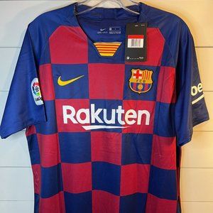 New Nike Lionel Messi Jersey FC Barcelona Soccer Club Men's Shirt Size L…